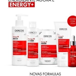 DERCOS Shampoo Estimulante Antiqueda Energy+ 400g - Imagem 2